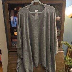 Chico's Gray Poncho